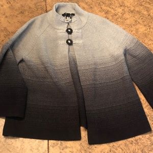 Jones Wear Ombre Gray and Black Sweater Size L